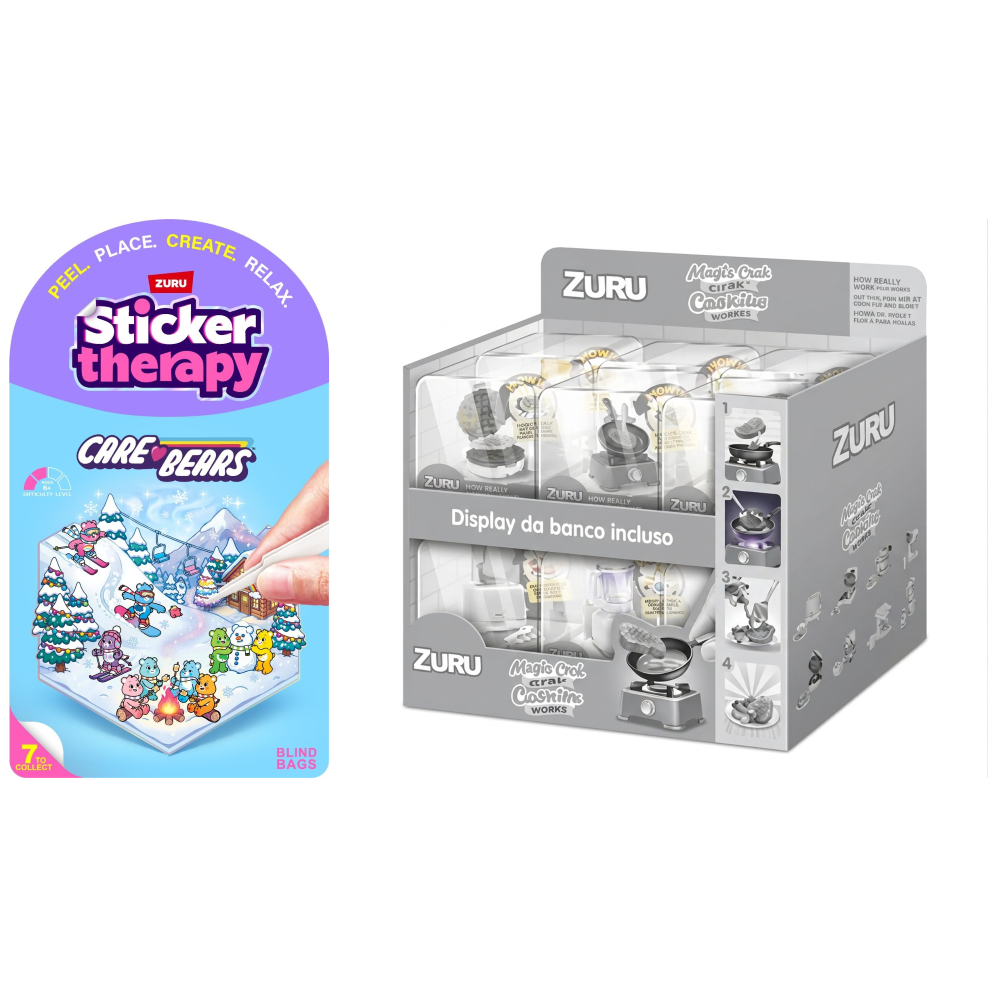 ZURU - STICKER THERAPY CARE BEARS -  BLIND BAG STICKER - 35PZ