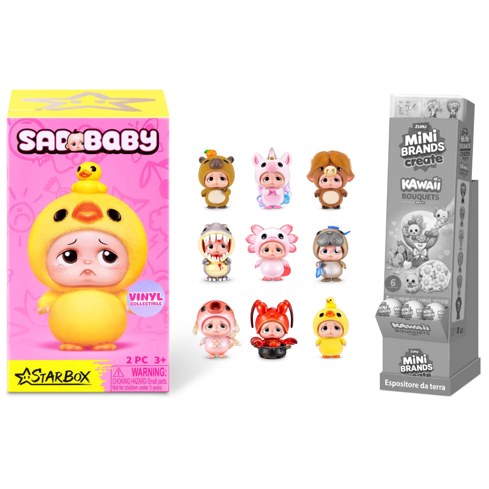 ZURU -  SAD BABY ANIMALS -  BLIND BOX-PAPER BOX - 28PCS