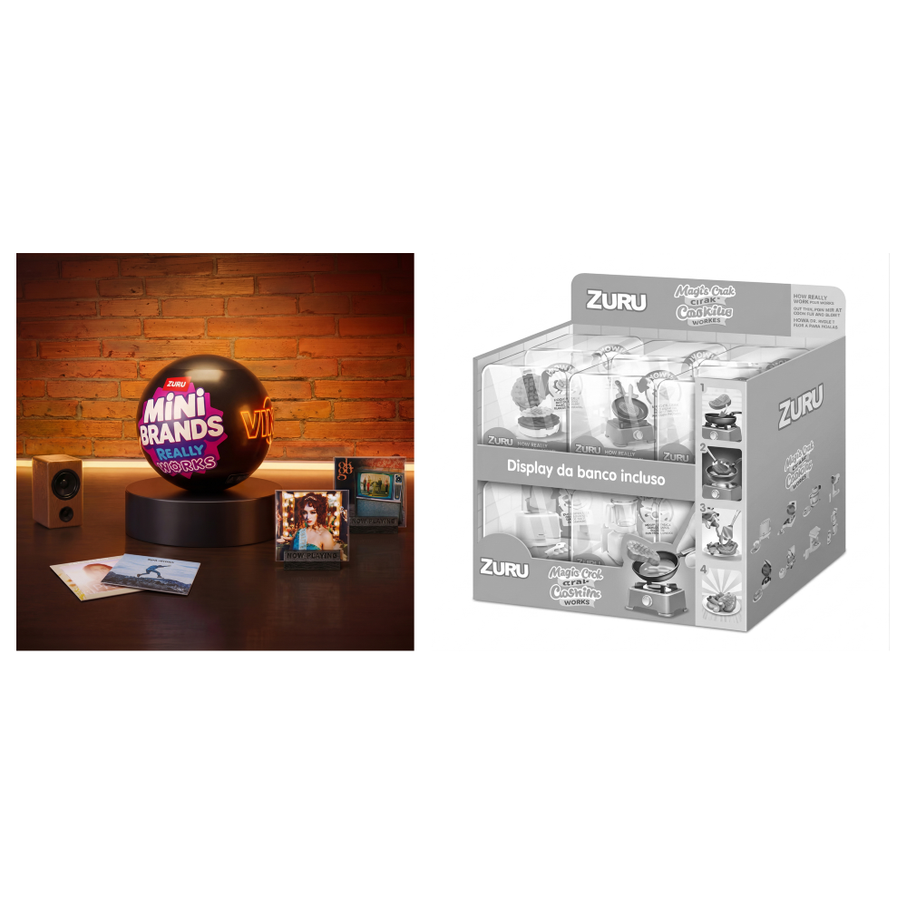 PREORDINE - ZURU MINI BRANDS - Vinyls Capsule - SERIES 1  -  13Pcs - Scad.05/09/2026  (ARRIVO 30/09/26)