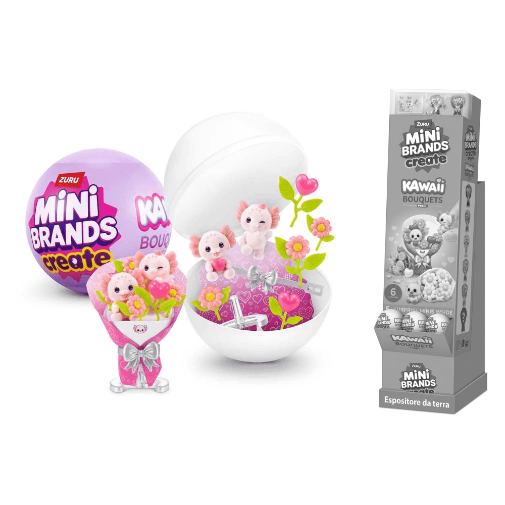 PREORDINE - ZURU MINI BRANDS -  KAWAII BOUQUET  -SERIES 1  -  CAPSULE - ESPOSITORE DA TERRA 30PCS - Scad.05/09/2026 - (ARRIVO 30/09/26)