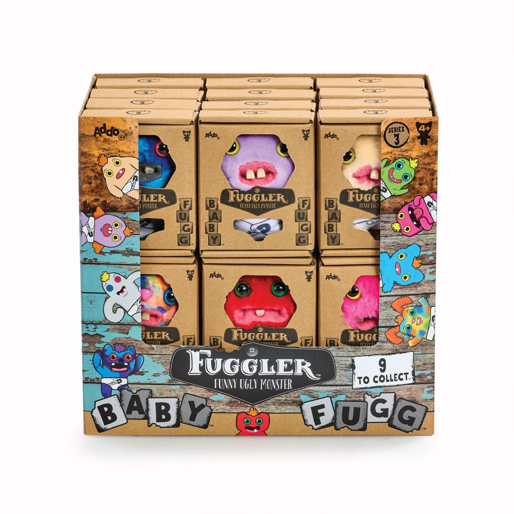 PREORDINE - ZURU FUGGLER -  MINI-SERIES 1 - BABY FUGG SCREECH EDITION PLUSH -  WINDOW BOX - Scad.05/09/2026 - (ARRIVO 30/09/26)