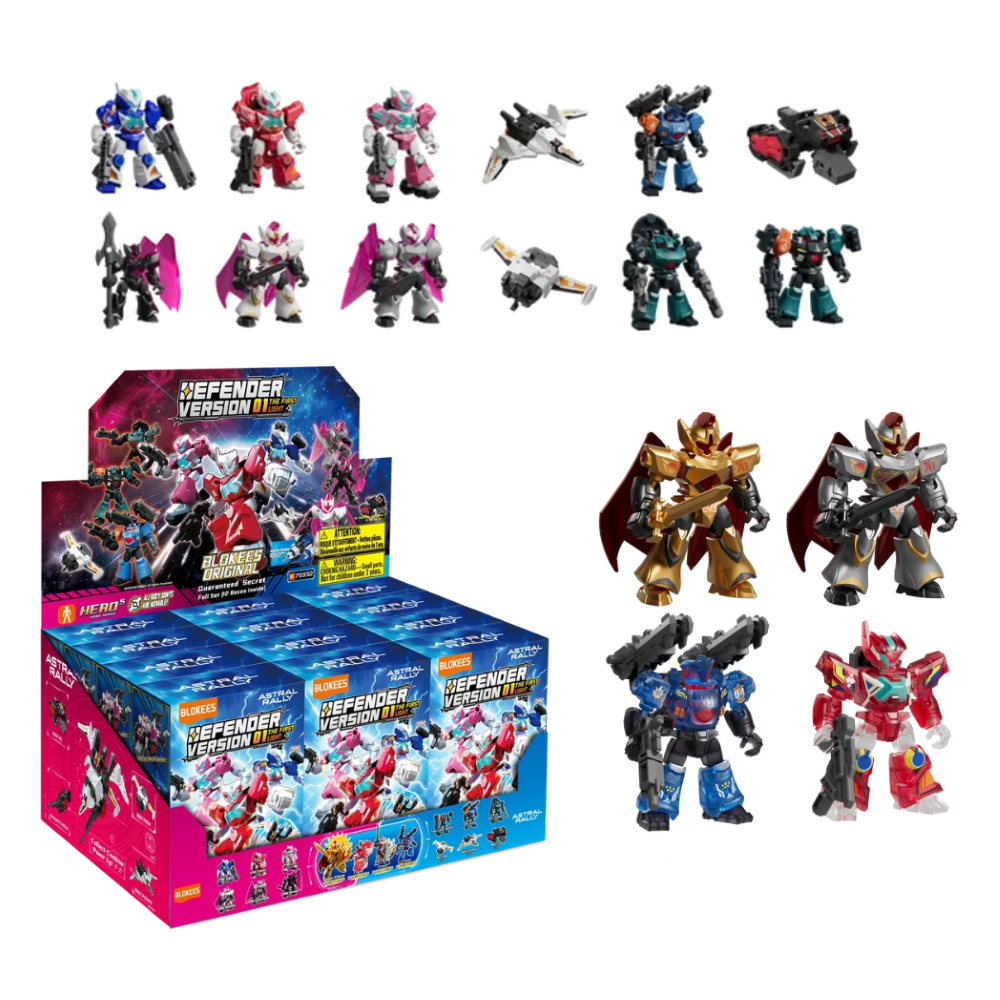 Blokees - Astral Rally Blind Box - Defender Version 1st wave - 75932 The First Light DISPLAY 12PC 