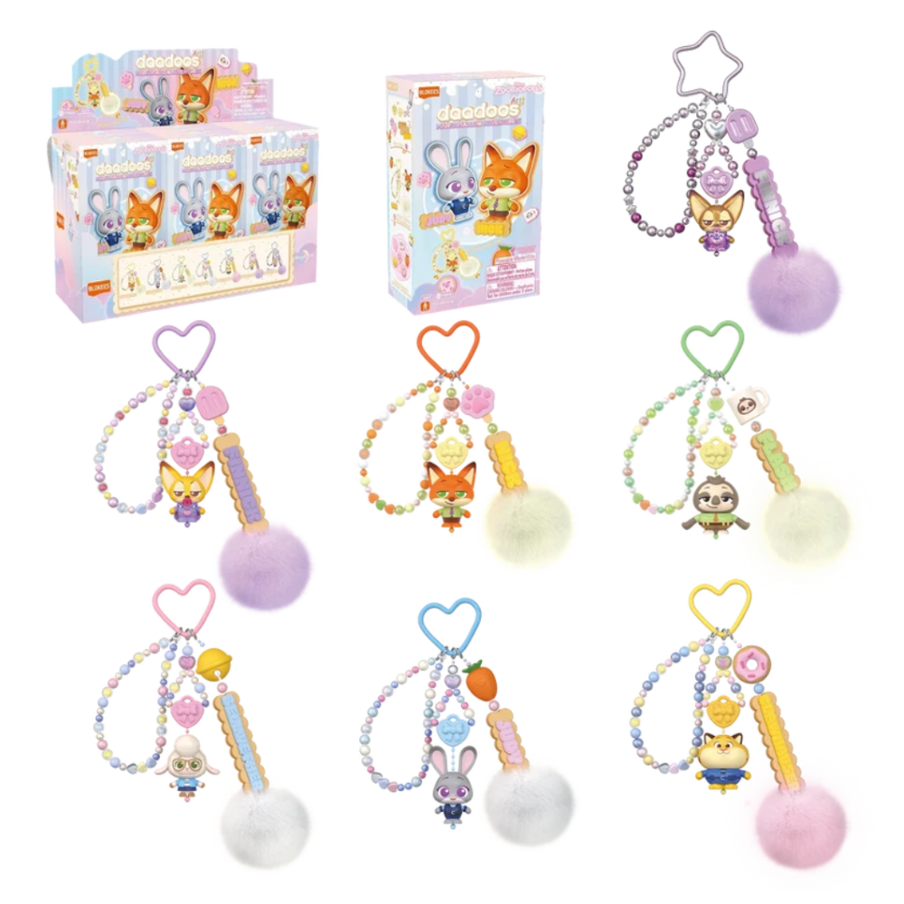Blokees - Zootropolis Blind Box - Daadoos Art Series 01 - 73831  Marshmallow Adventures DISPLAY 6PC 