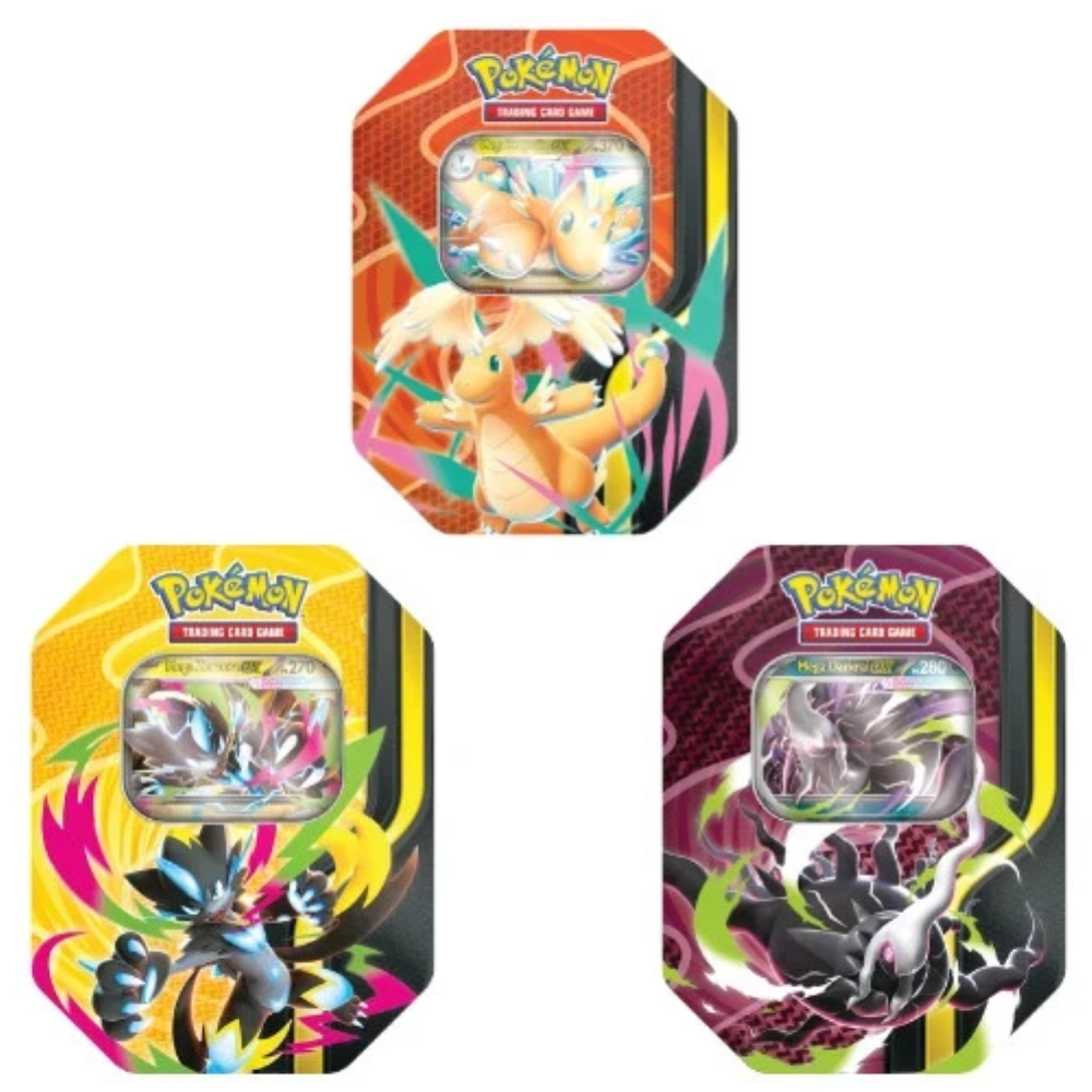 Pokemon -  Tin da Collezione Megaforze 2026 - Mega tin da 3 EX (IT) 
