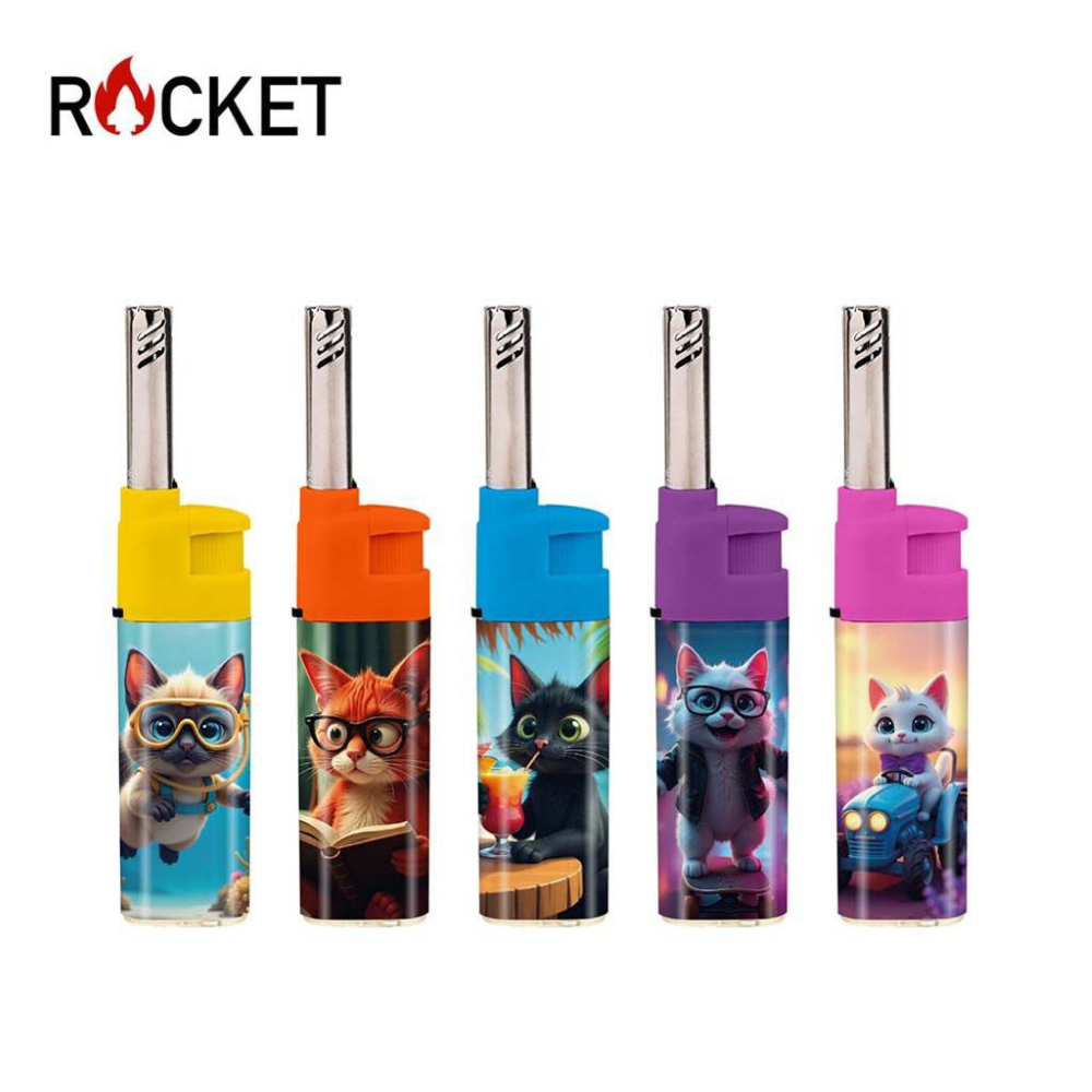 ROCKET - ACCENDIGAS MINI CATS 1PZ=(50 PZ)