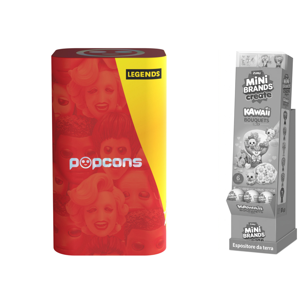 PREORDINE - ZURU -  POPCONS LEGENDS  - BLIND BOX-PAPER CARD - 24PCS - Scad.05/09/2026 - (ARRIVO 15/01/2027)