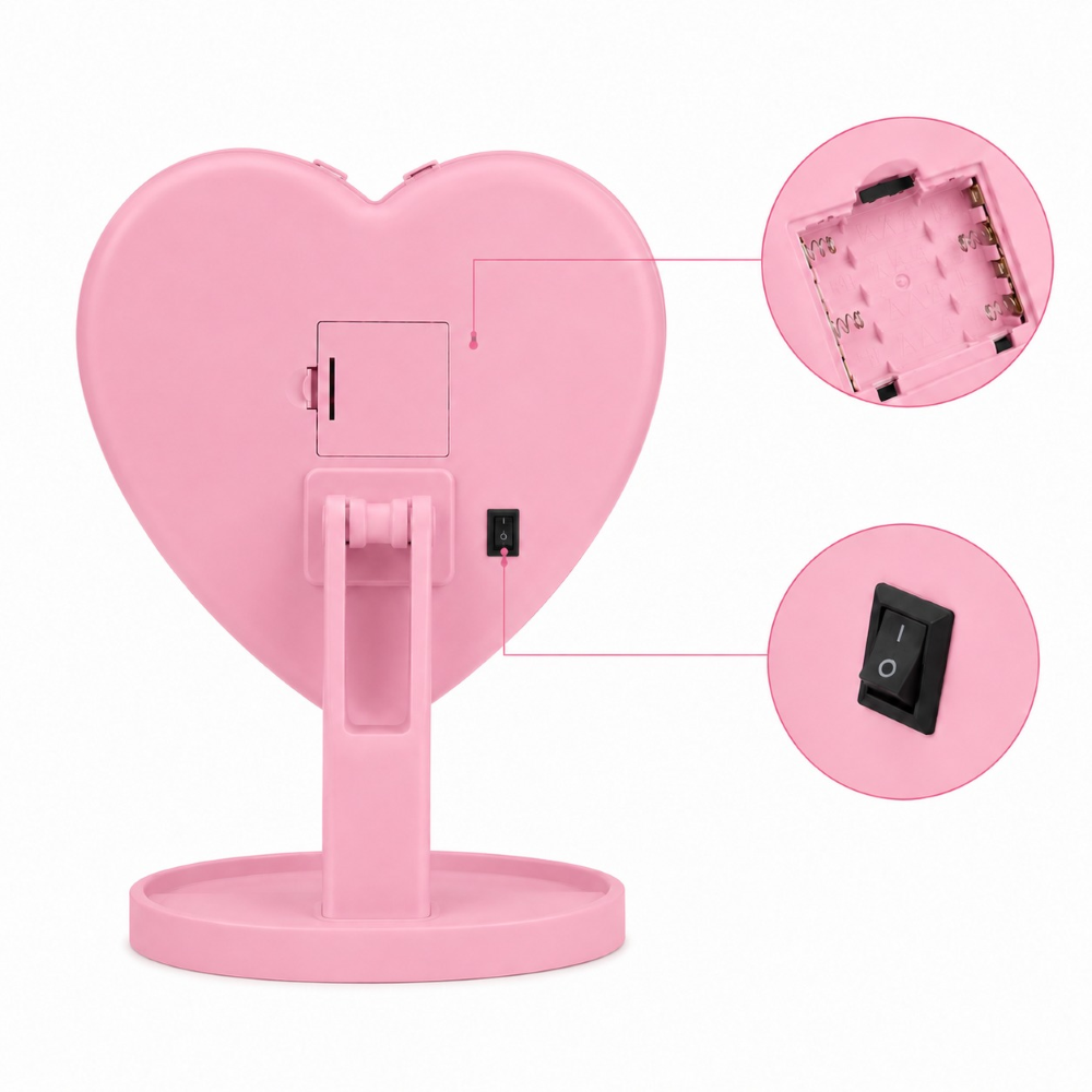 VELTROM - DOUBLE HEART MIRROR LIGHT KM2503