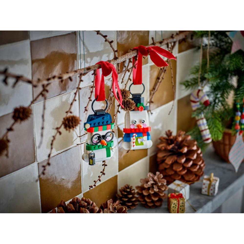LEGO Seasons and Occasions - Pupazzi di neve ornamentali  40812 
