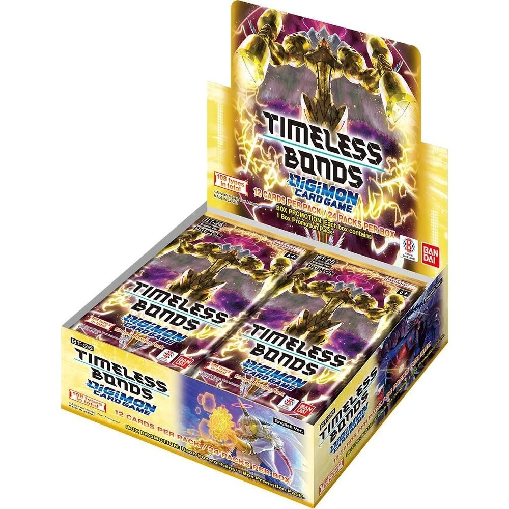 BANDAI Box Digimon Card Game - (BT-26) Timeless Bonds 24 BUSTE 04/09/2026 