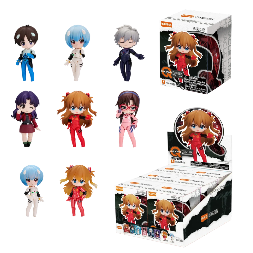 Blokees - Evangelion Blind Box - Fantastic Q Series - 75630 Evangelion: Miracle Link  DISPLAY 6PC