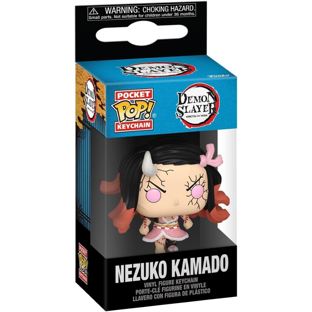 FUNKO POP KEYCHAIN DEMON SLAYER - VINYL FIGURE NEZUKO (DEMON FORM) 4CM - 80336