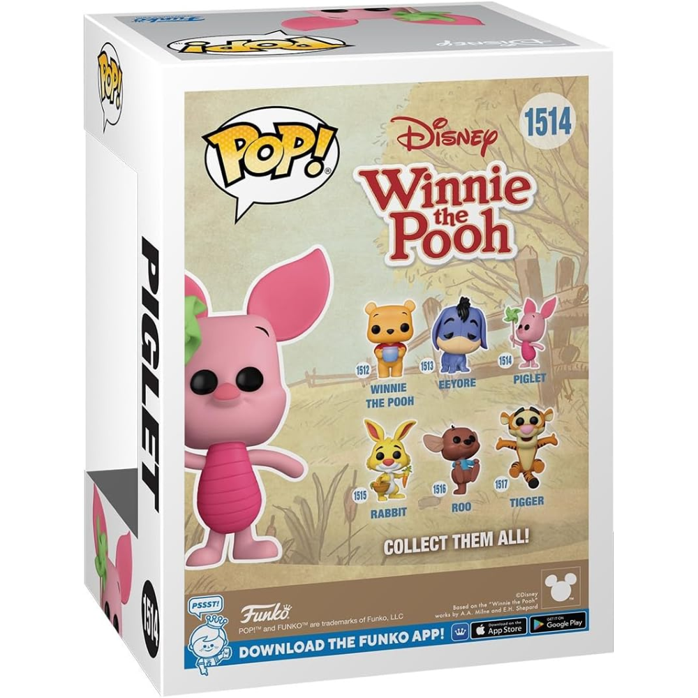 FUNKO POP DISNEY: WINNIE THE POOH - VINYL FIGURE 1514 PIGLET 9CM 