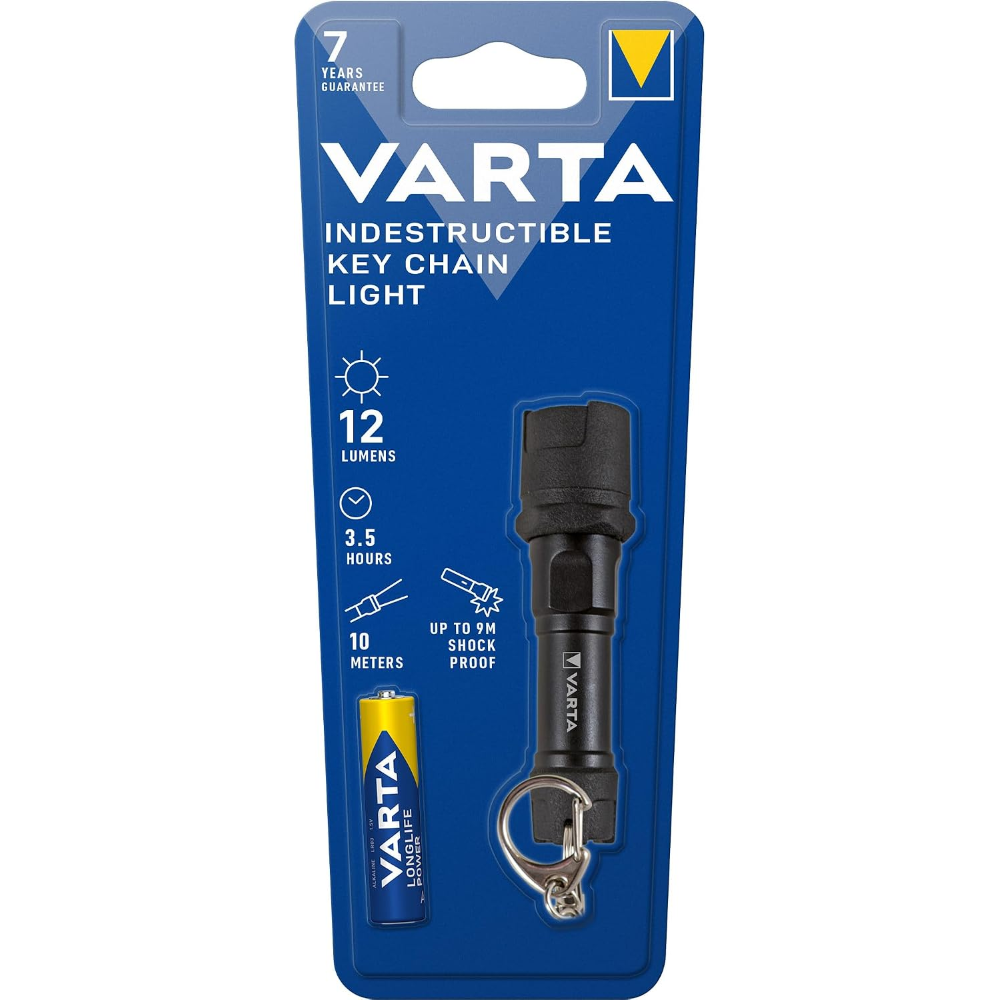 VARTA - TORCIA INDESTRUCTIBLE KEY CHAIN LIGHT (incl 1AAA)