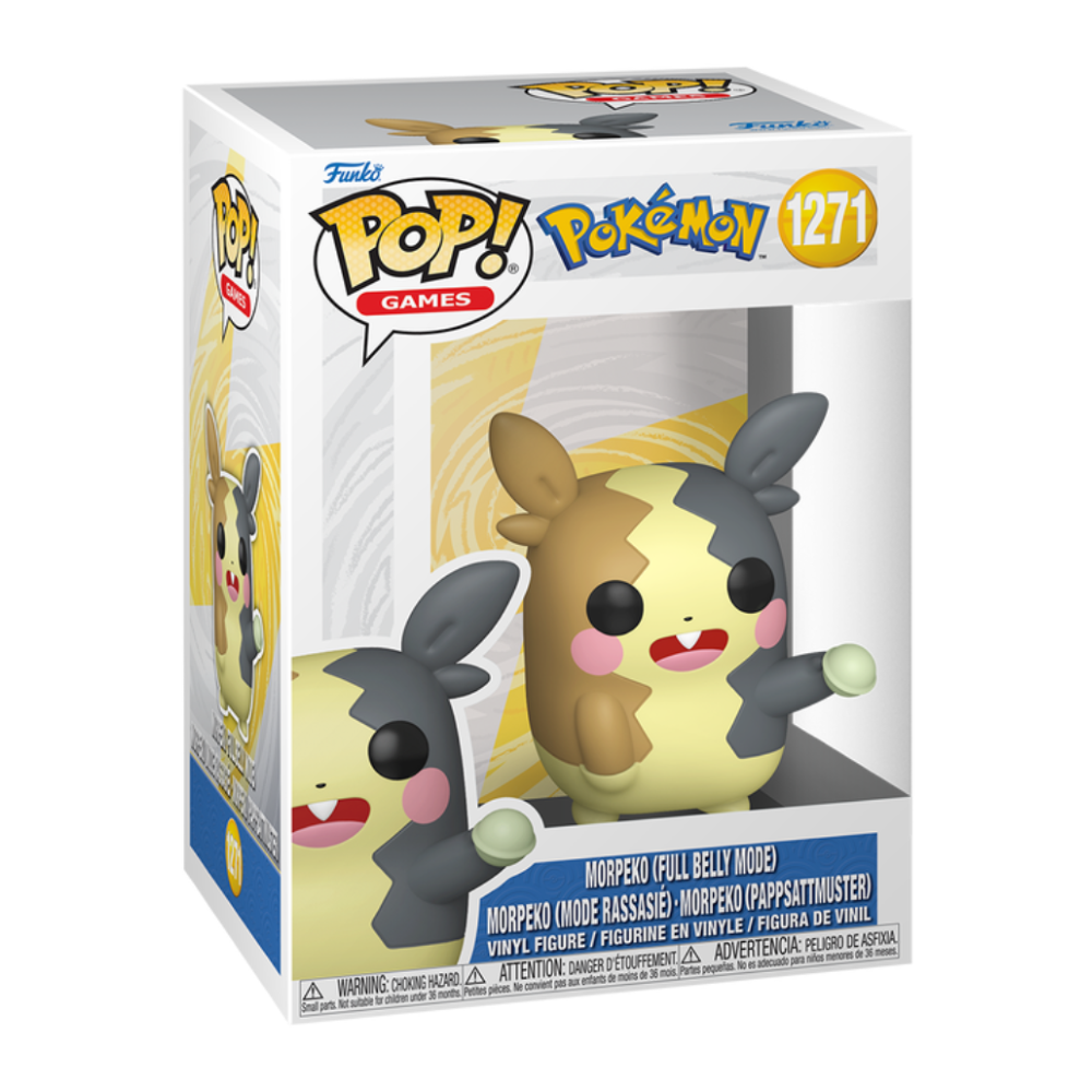 FUNKO POP POKEMON - VINYL FIGURE 1271 MORPEKO (FULL BELLY) 9CM - 92415