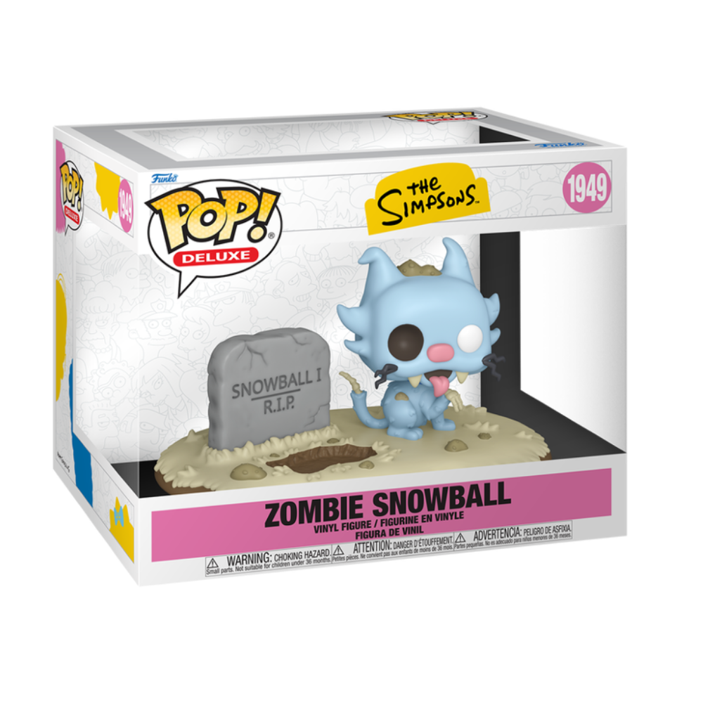 FUNKO POP DELUXE SIMPSONS - VINYL FIGURE 1949 ZOMBIE SNOWBALL 9CM - 93119