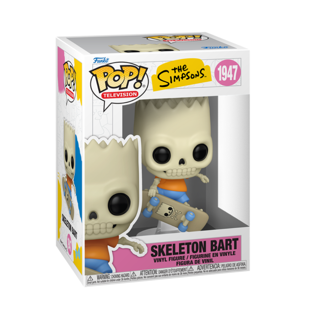 FUNKO POP SIMPSONS - VINYL FIGURE 1947 SKELETON BART 9CM - 93117