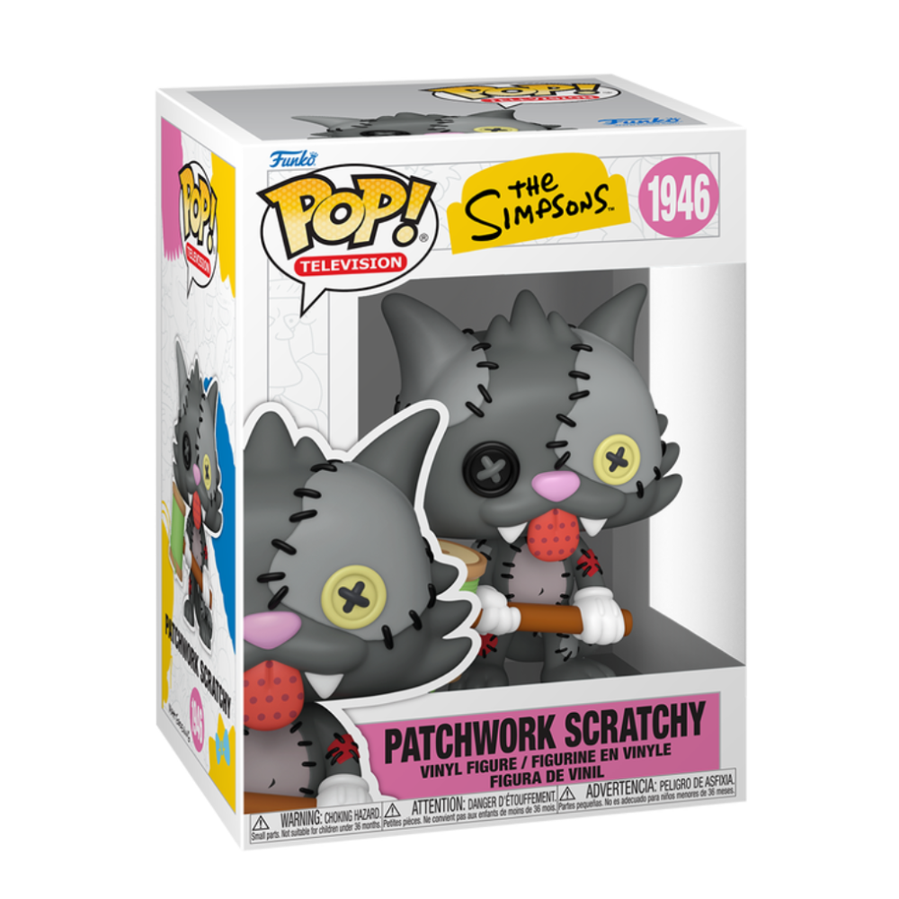 FUNKO POP SIMPSONS - VINYL FIGURE 1946 SCRATCHY PATCHWORK 9CM - 93116