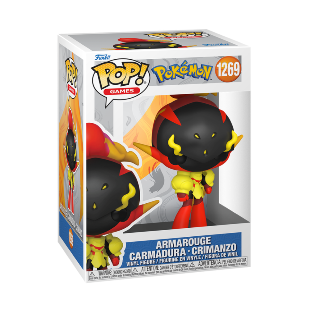 FUNKO POP POKEMON - VINYL FIGURE 1269 ARMAROUGE 9CM - 95845