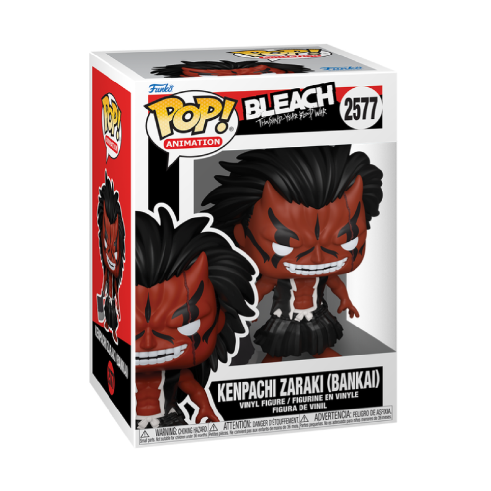 FUNKO POP Bleach Thousand Year Blood War - VINYL FIGURE 2577 KENPACHI ZARAKI (BANKAI) 9CM - 93321