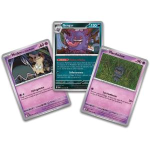 Pokémon Blister 2 Buste Gengar, Marshadow e Mimikyu (IT)