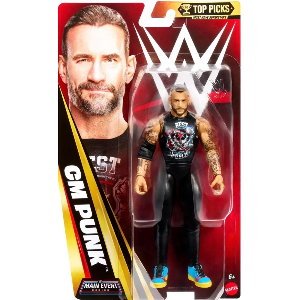 MATTEL - WWE Main Event Top Picks Action Figure Ass.to GFT58-969G